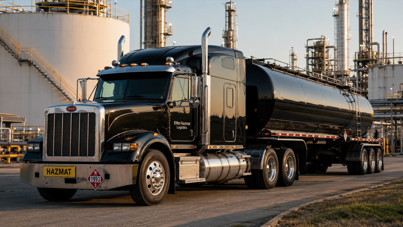 Elite Hazmat Logistics founder story and tanker freight in Houston TX